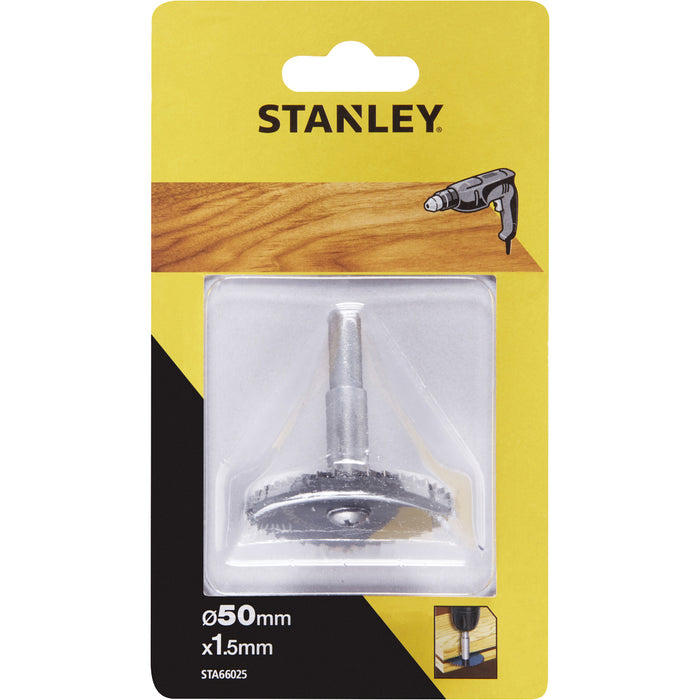 PIRANHA/STANLEY STA66025 (X66025) FRESA SCANALATURE MM.50X1,5 STANLEY PZ 1,0