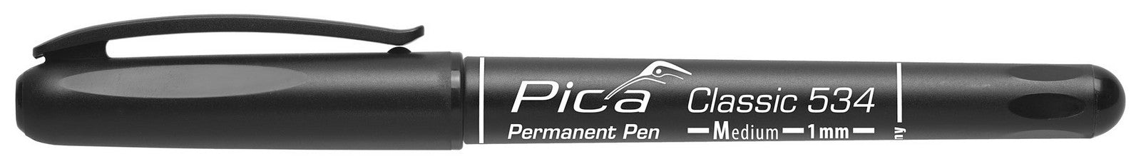 10pz pennarello pica classic instant dry punta media nero cod:ferx.97141