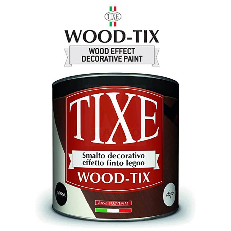 Smalto decorativo effetto legno 500 ml - Tixe Wood-Tix Nero