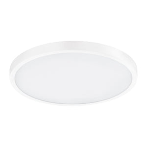 Plafoniera Moderna Fueva 1 In Alluminio Bianco Led Integrato 22,3W 3000K Ip20