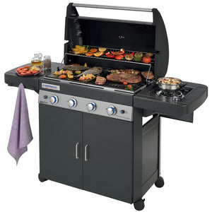 barbecue dualgas 4 series classic lsplusdark dg 4 bruciatori in inox cod:ferx.97337