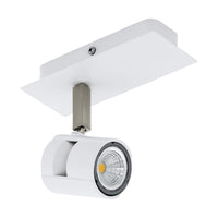 Spot Contemporaneo Vergiano In Alluminio Bianco 1 Luce Gu10 4,8W Ip20