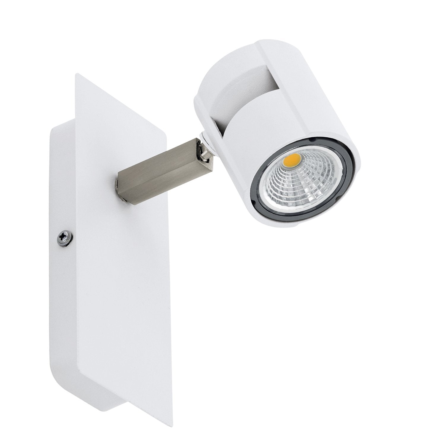 Spot Contemporaneo Vergiano In Alluminio Bianco 1 Luce Gu10 4,8W Ip20