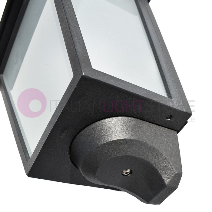 RIVALBA Mezza Lanterna a parete Applique per Esterno Vetri satinati GARDENLIGHT