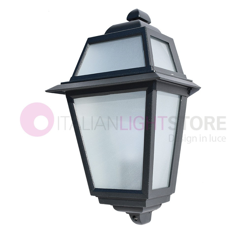 ARTEMIDE ANTRACITE Lampada a Parete da Esterno Classica Quadrata GARDENLIGHT