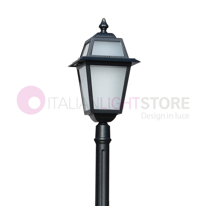 ARTEMIDE ANTRACITE Lampione h. 214 per Esterno Classico Lanterna Quadrata GARDENLIGHT