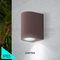 CORDOVA1 CORTEN Faretto da Esterno Mono Emissione Design Moderno GU10 IP65