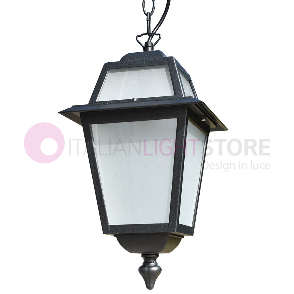 ARTEMIDE ANTRACITE Lampada a Sospensione da Esterno Classica Quadrata GARDENLIGHT