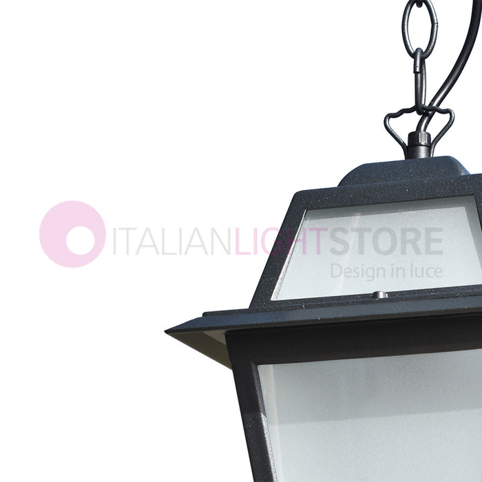 ARTEMIDE ANTRACITE Lampada a Sospensione da Esterno Classica Quadrata GARDENLIGHT