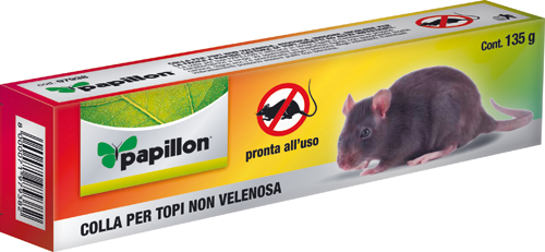 Colla topicida papillon 135gr - cf scatola