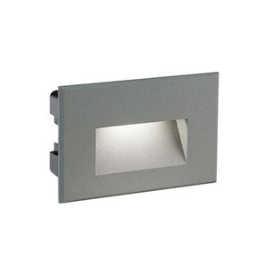 Lampada Segna Passo Rettangolare da Incasso a Parete a LED 3W 3000K Sovil Grigio