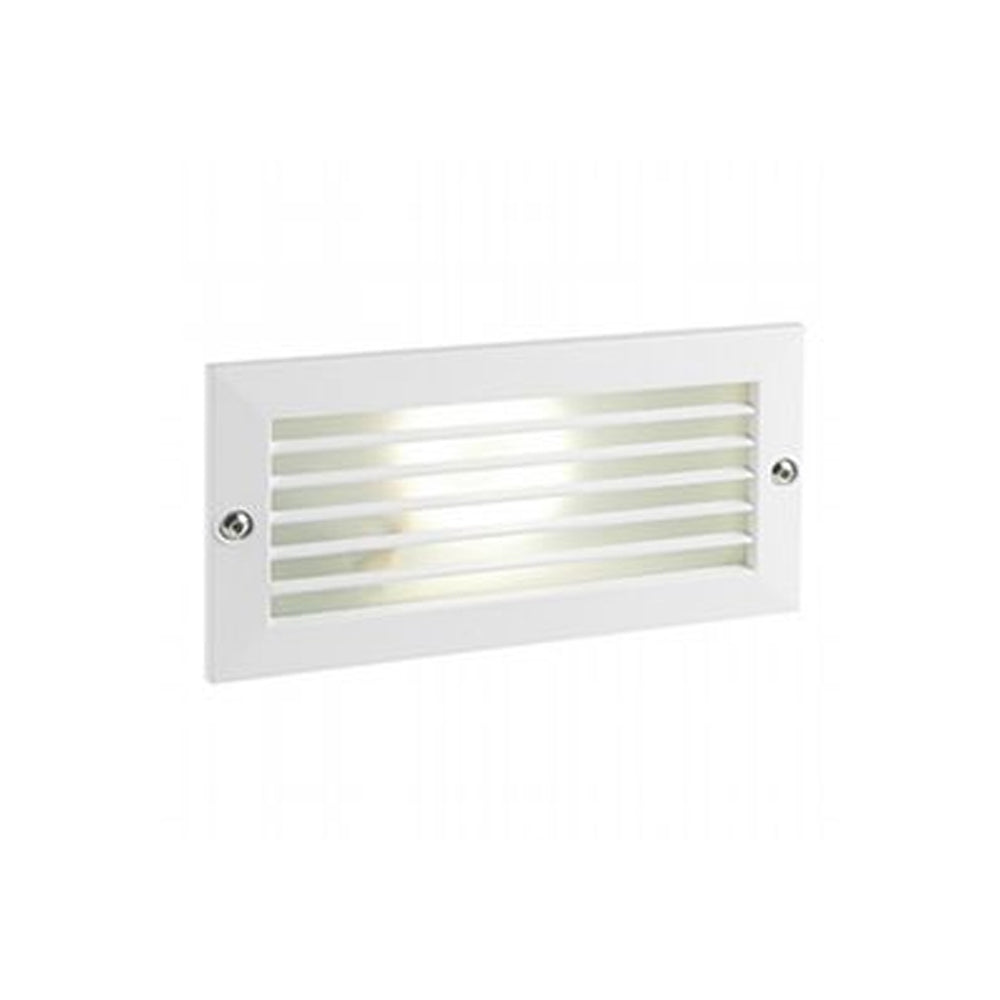 Segnapasso Esterno Incasso Chiuso Escape Alluminio E Vetro Bianco Led 10W 3000K