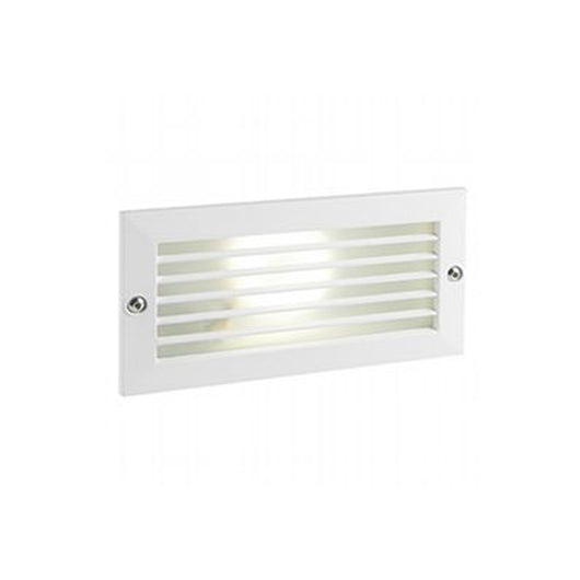 Segnapasso Esterno Incasso Chiuso Escape Alluminio E Vetro Bianco Led 10W 3000K