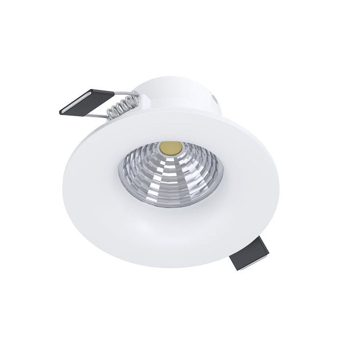 Faretto Ad Incasso Moderno Saliceto Alluminio Bianco Led Integrato 6W 2700K