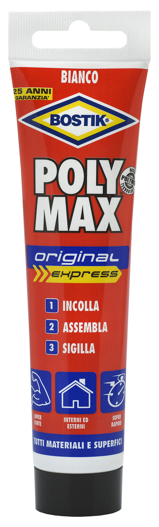 BOSTIK POLYMAX ORIG.EXPRESS BIANCO TUBO 165G  PZ 12,0