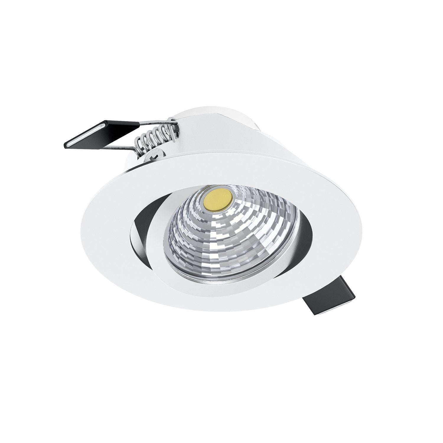 Faretto Ad Incasso Moderno Saliceto In Alluminio Bianco Led Integrato 6W 2700K