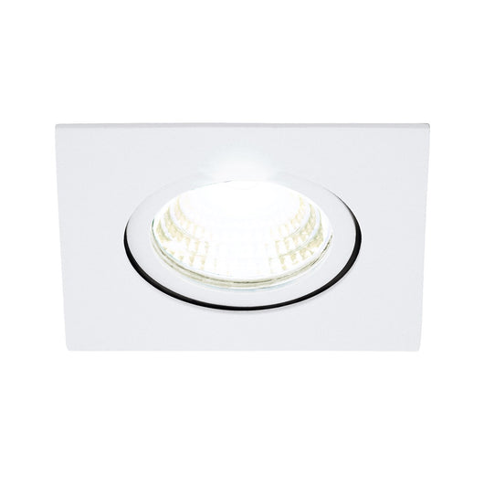 Faretto Ad Incasso Moderno Saliceto In Alluminio Bianco Led Integrato 6W 4000K