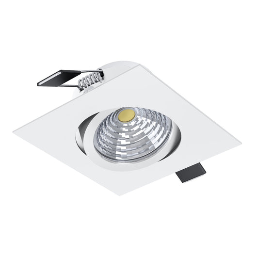 Faretto Ad Incasso Moderno Saliceto In Alluminio Bianco Led Integrato 6W 4000K