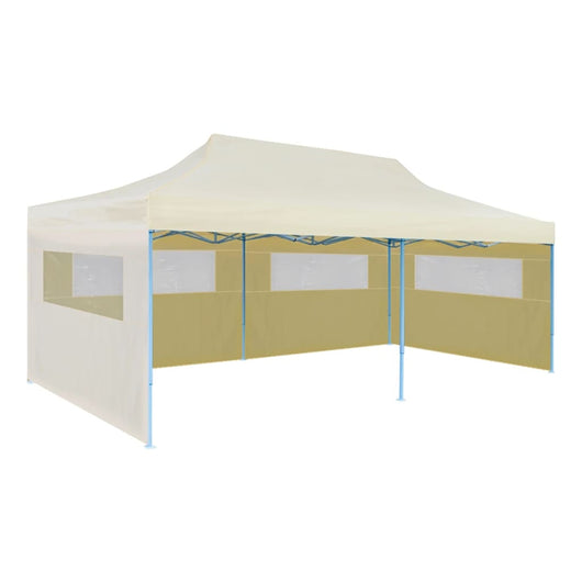 Tenda per Feste Pop-Up Pieghevole Crema 3 x 6 m