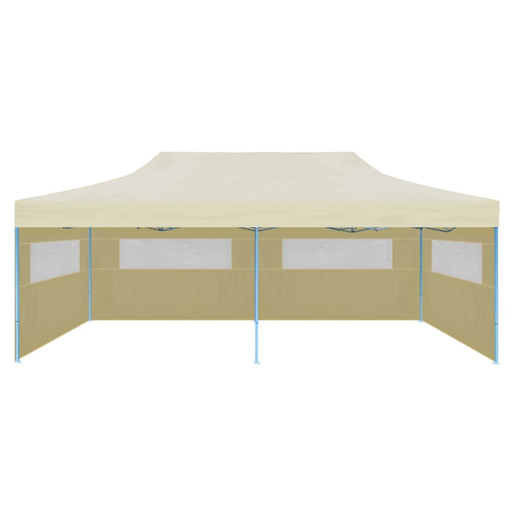 Tenda per Feste Pop-Up Pieghevole Crema 3 x 6 m