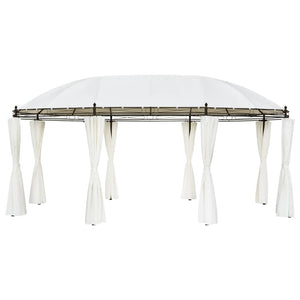 Gazebo Bianco Crema 530x350x265 cm