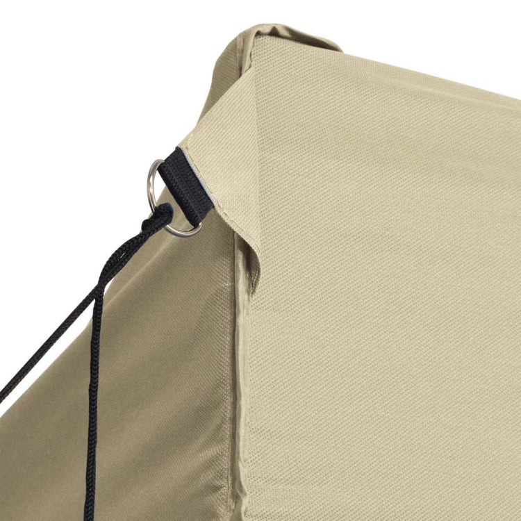 Tenda Pieghevole Pop-Up 4 Pareti Laterali 3x4,5 m Bianco Crema