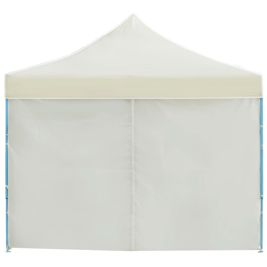 Tenda Pieghevole Pop-Up con 8 Pareti Laterali 3x9 m Crema