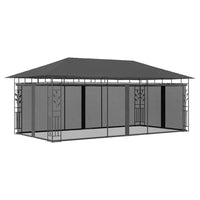 Gazebo con Zanzariera 6x3x2,73 m Antracite