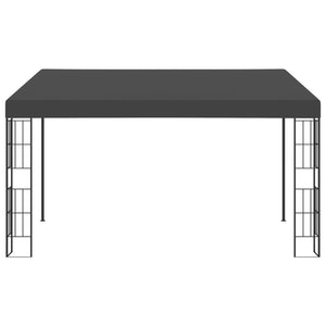 Gazebo a Parete 3x4 m Antracite in Tessuto