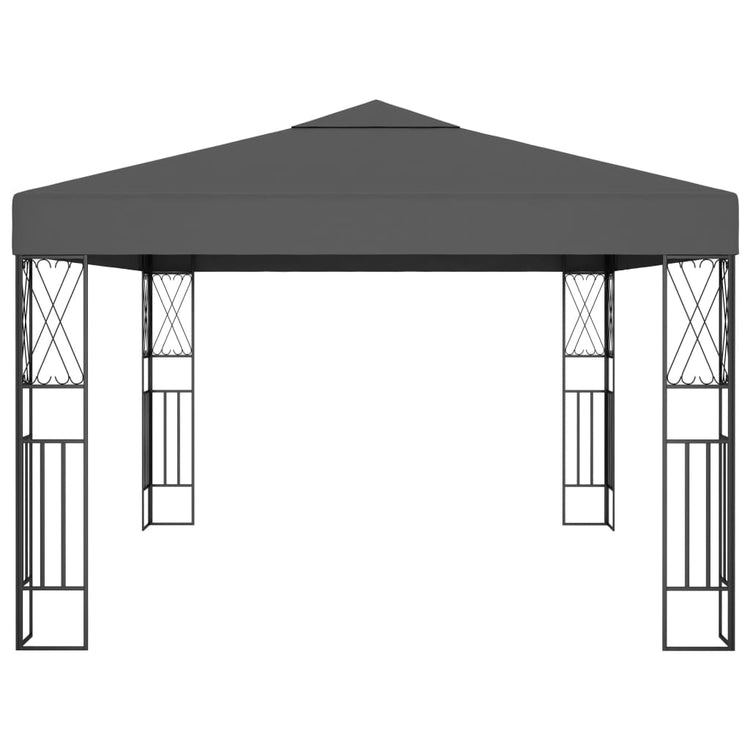 Gazebo 3x4 m Antracite in Tessuto