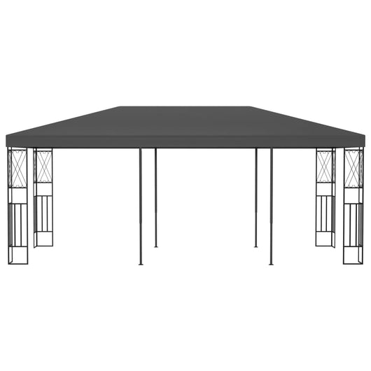 Gazebo 3x6 m Antracite in Tessuto