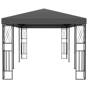 Gazebo 3x6 m Antracite in Tessuto