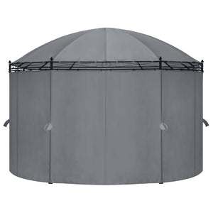 Gazebo con Tende 520x349x255 cm Antracite