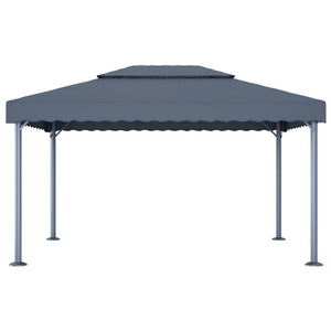 Gazebo 400x300 cm Antracite Alluminio