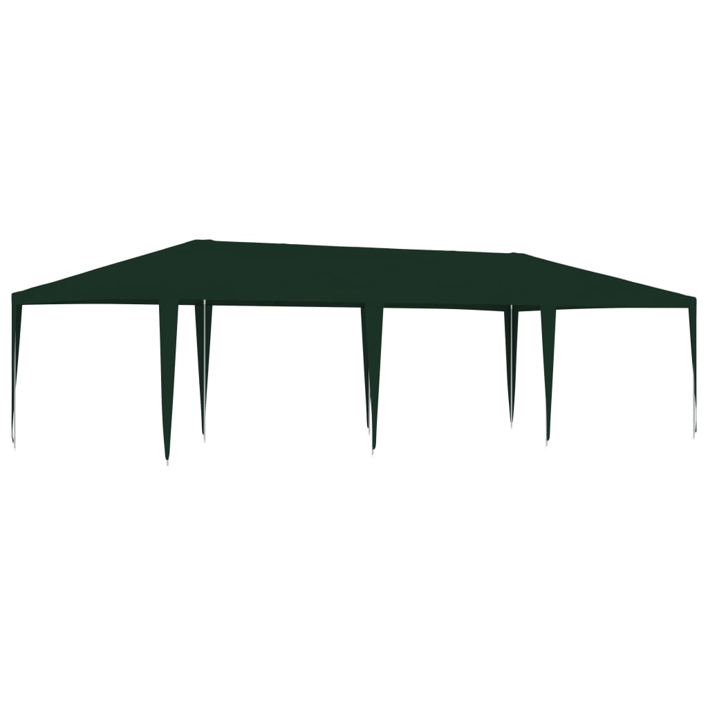 Gazebo Professionale 4x9 m Verde 90 g/mq