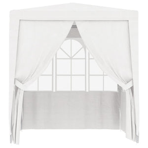 Gazebo Professionale con Pareti 2x2 m Bianco 90 g/mq