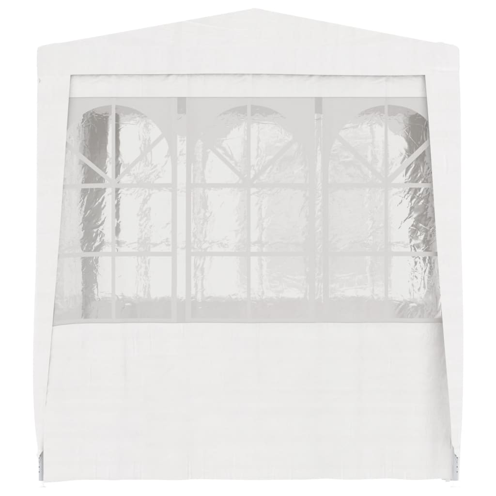 Gazebo Professionale con Pareti 2x2 m Bianco 90 g/mq