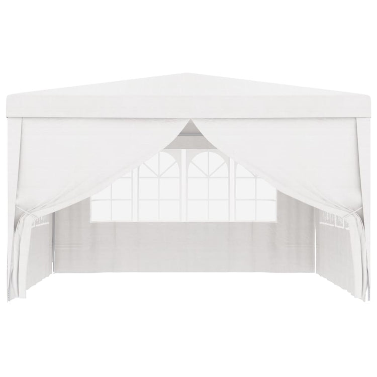 Gazebo Professionale con Pareti 4x4 m Bianco 90 g/mq