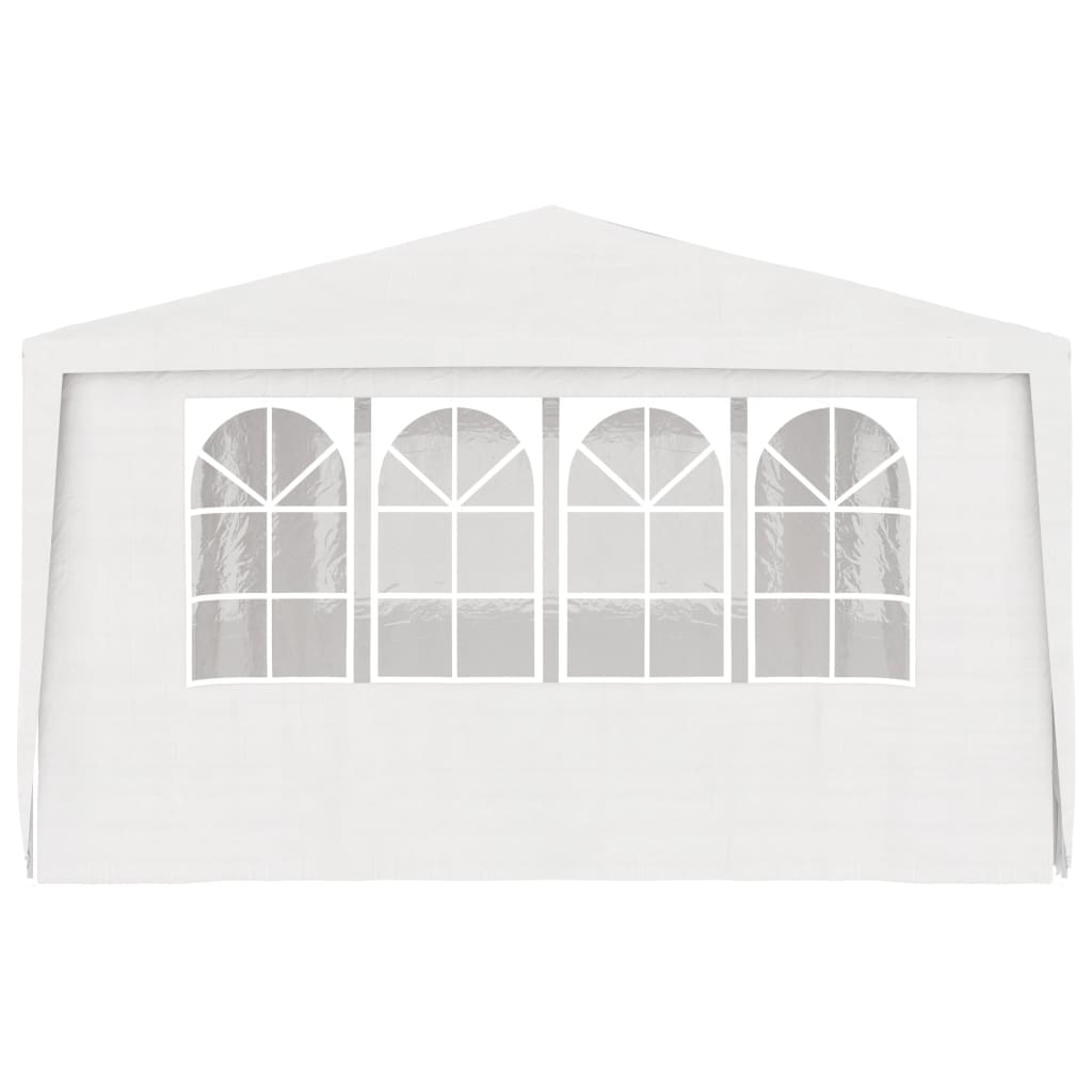 Gazebo Professionale con Pareti 4x6 m Bianco 90 g/mq