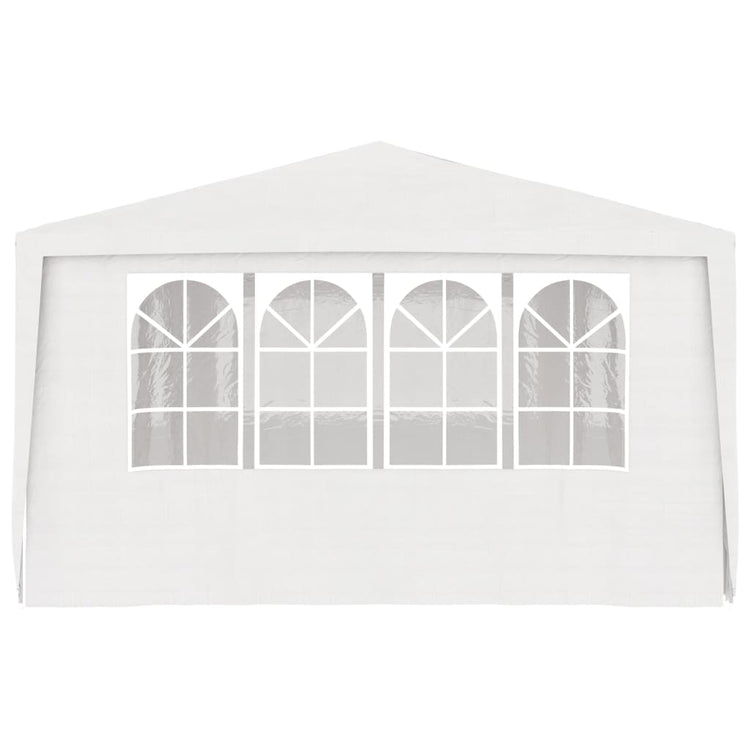 Gazebo Professionale con Pareti 4x6 m Bianco 90 g/mq