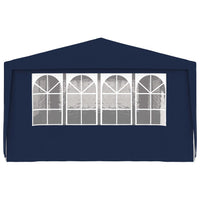 Gazebo Professionale con Pareti 4x9 m Blu 90 g/mq