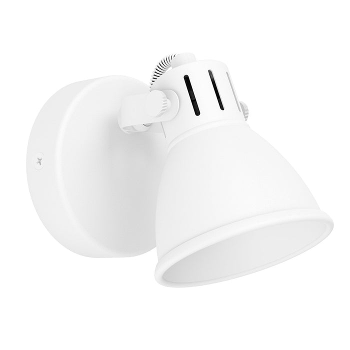 Spot Moderno Seras 1 In Acciaio Bianco 1 Luce Gu10 3W Ip20