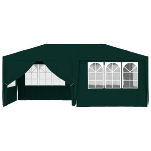 Gazebo Professionale con Pareti 4x6 m Verde 90 g/mq