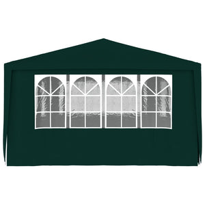 Gazebo Professionale con Pareti 4x6 m Verde 90 g/mq