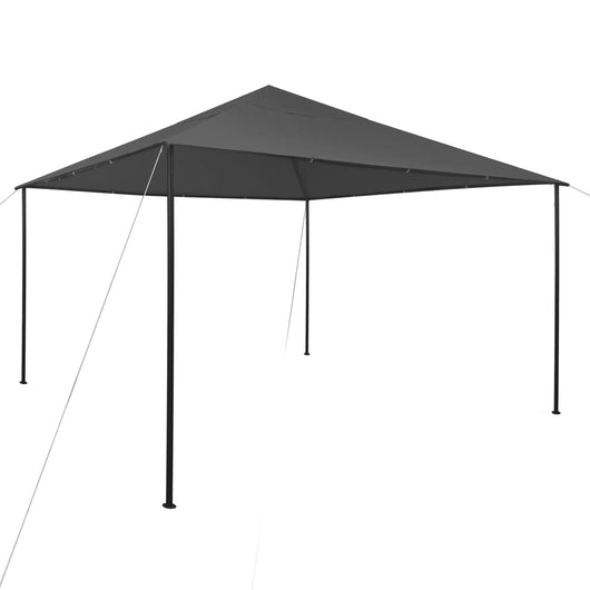 Gazebo da Giardino 4x4x3 m Antracite 180 g/mq