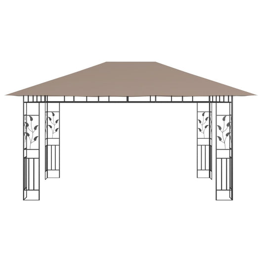 Gazebo con Zanzariera 4x3x2,73 m Talpa 180 g/mq