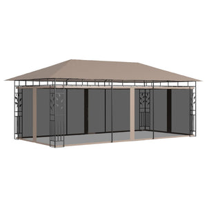 Gazebo con Zanzariera 6x3x2,73 m Talpa 180 g/mq