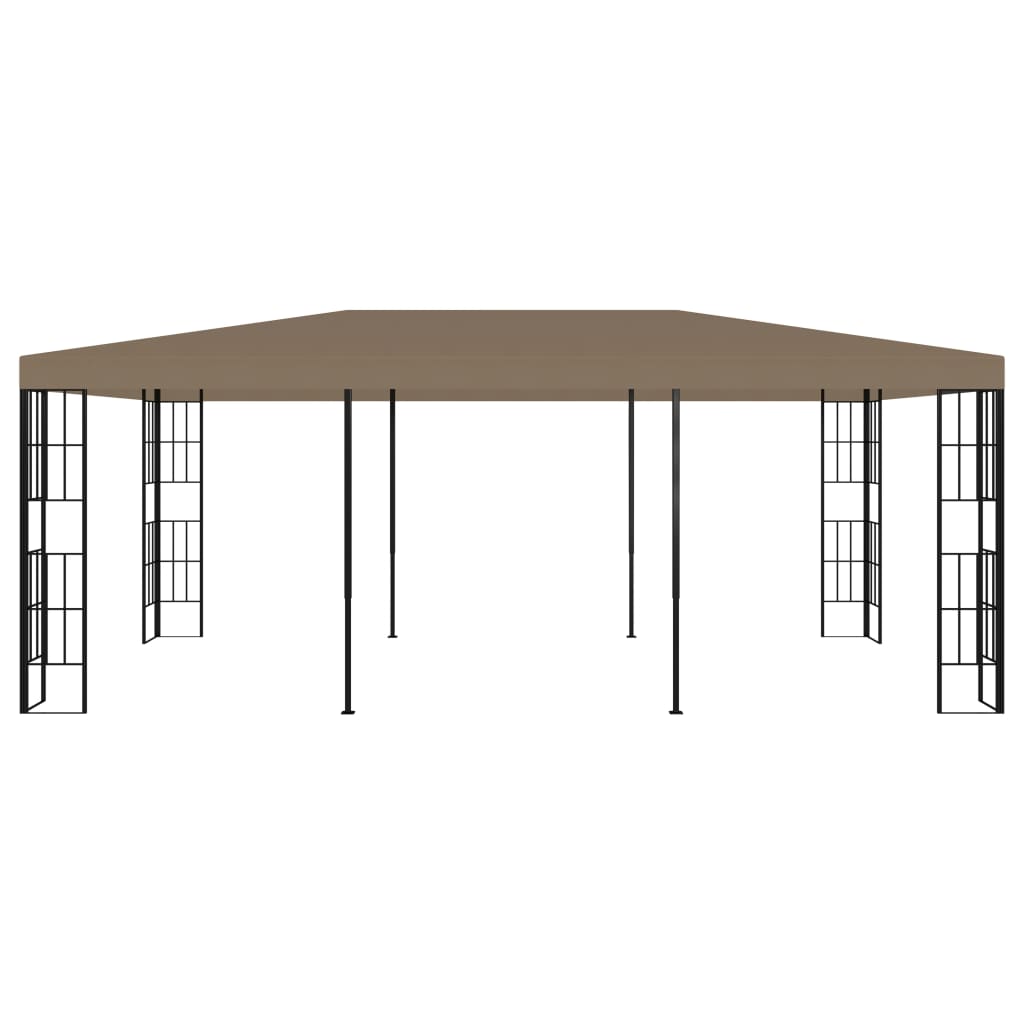 Gazebo 6x3 m Grigio Talpa