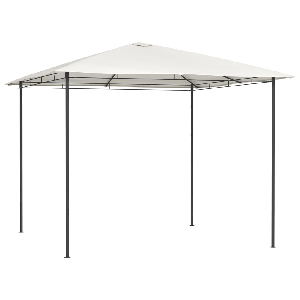 Gazebo 3x3x2,6 m Crema 160 g/mq