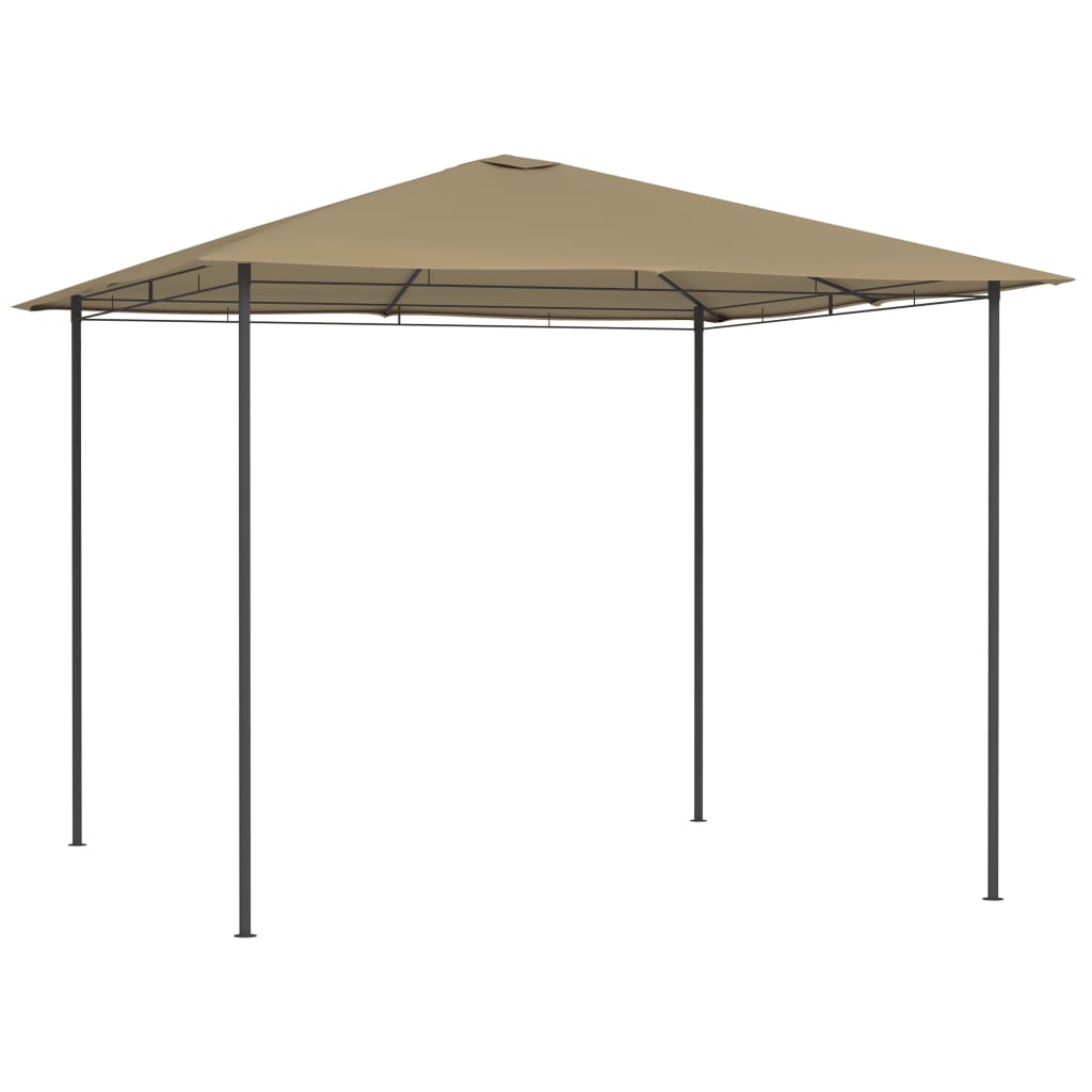 Gazebo 3x3x2,6 m Grigio Talpa 160 g/mq